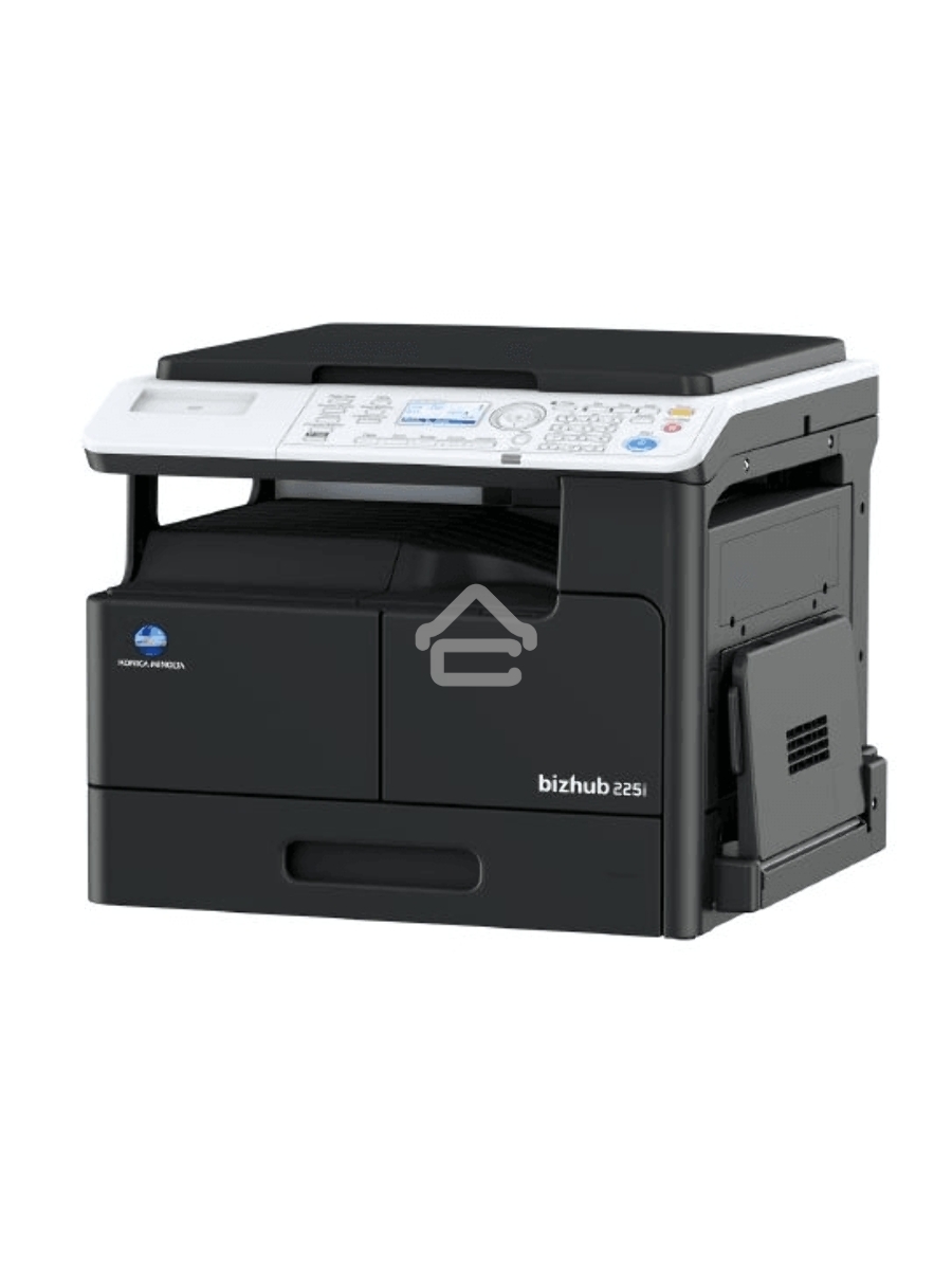 МФУ Konica Minolta bizhub 225i (А3, ч/б, 22 ppm, 256Mb, USB, Ethernet, лоток 250л, без крышки, без тонера)