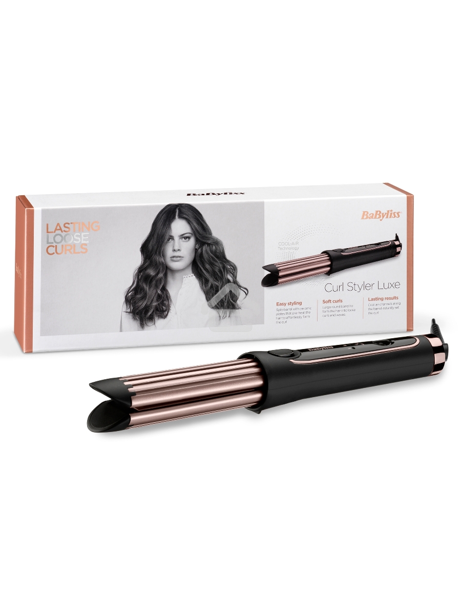 Щипцы Babyliss C112E макс.темп.:200С покрытие:кварц-керамическое черный