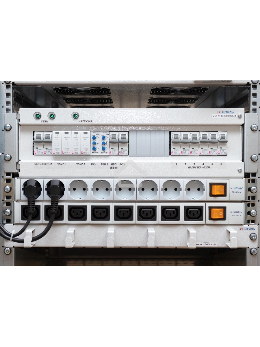 Распределитель питания Штиль PDU-8xSchuko-С20