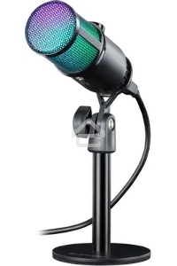 Игровой стрим микрофон Defender Glow GMC 400 USB, провод 1.3 м