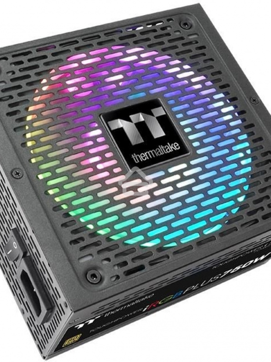 Блок питания Thermaltake Toughpower iRGB PLUS 750W RTL (PS-TPI-0750F3FDGE-1), 750Вт, 80 PLUS Gold, 140мм, модульный, черный