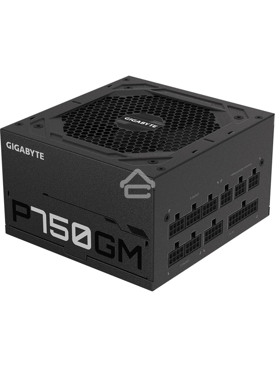 Блок питания Gigabyte P750GM (GP-P750GM) , 750Вт, 80 PLUS Gold, 120мм, модульный, черный