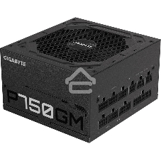 Блок питания Gigabyte P750GM (GP-P750GM), 750Вт, 80 PLUS Gold, 120мм, модульный, черный