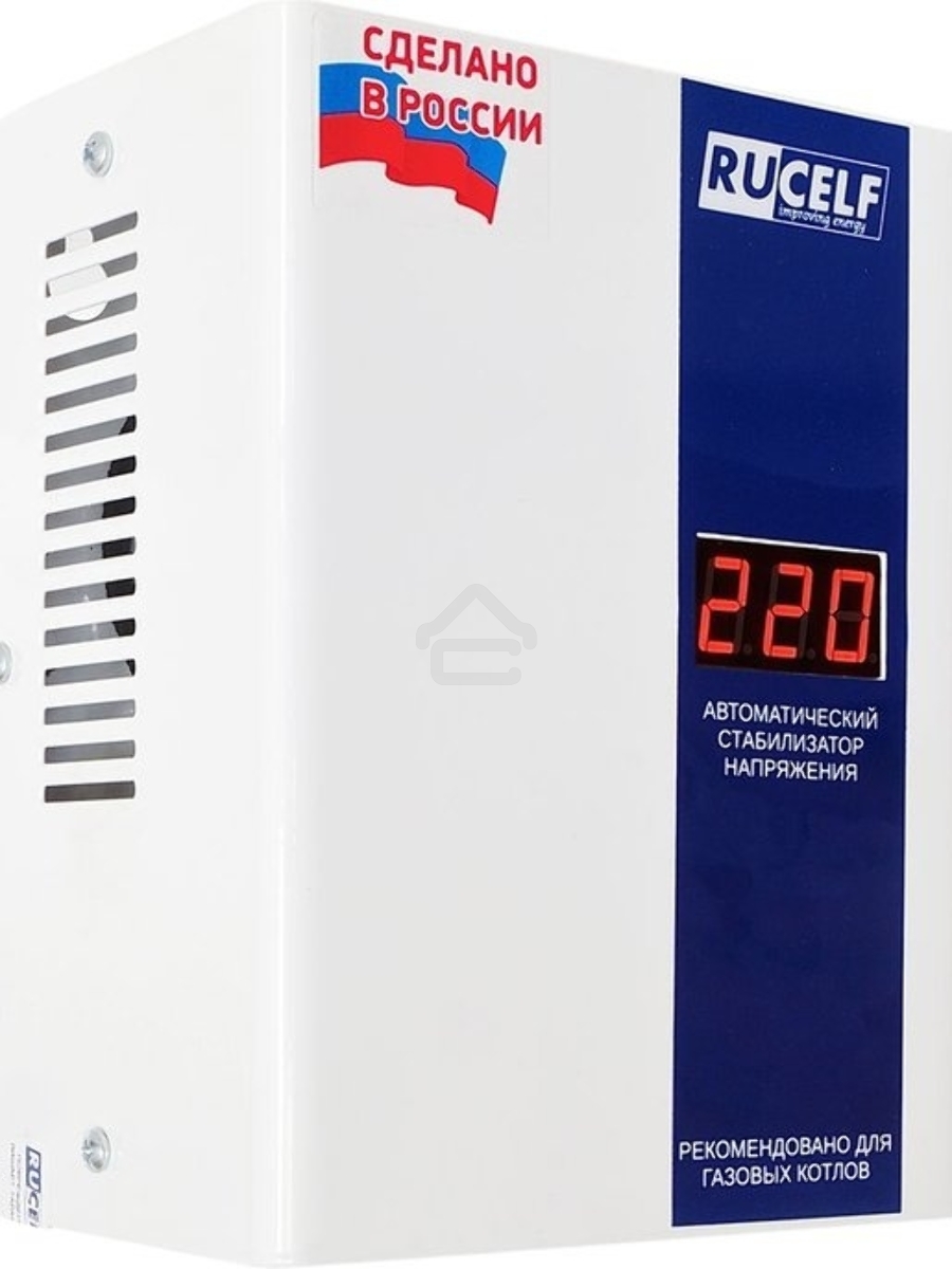 Стабилизатор напряжения Rucelf КОТЕЛ-600 0.6кВА однофазный белый