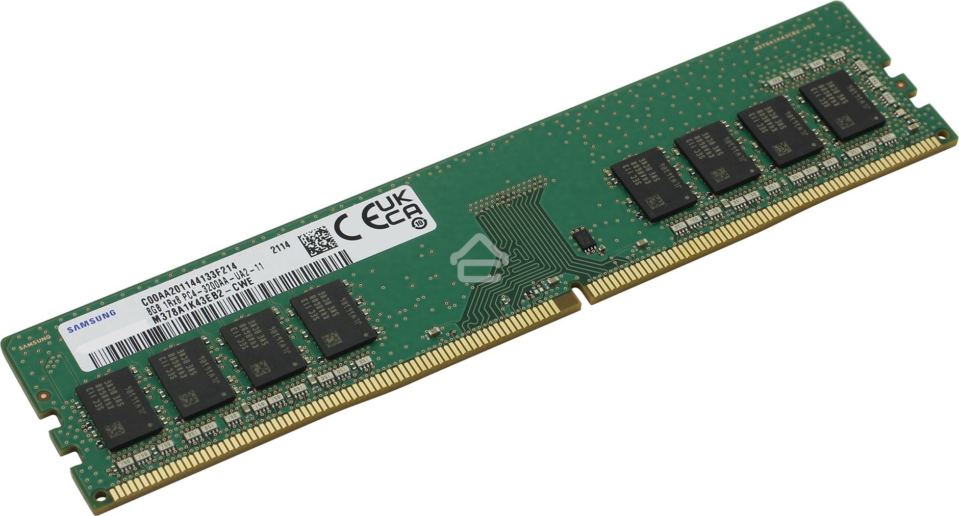 Оперативная память Samsung, DDR4, 8GB (1x8GB), 3200MHz, CL21, DIMM, OEM