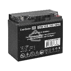 Батарея ExeGate DTM 1218 (12V 18Ah, клеммы F3 (болт М5 с гайкой))