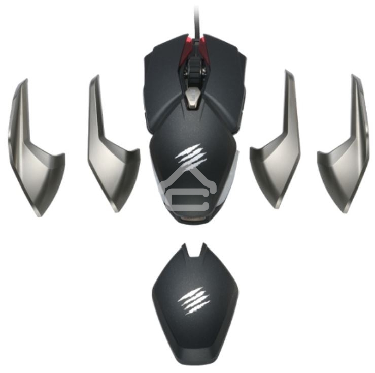 Мышь проводная Mad Catz B.A.T. 6+ черный, 16000 dpi, USB, кнопки - 10