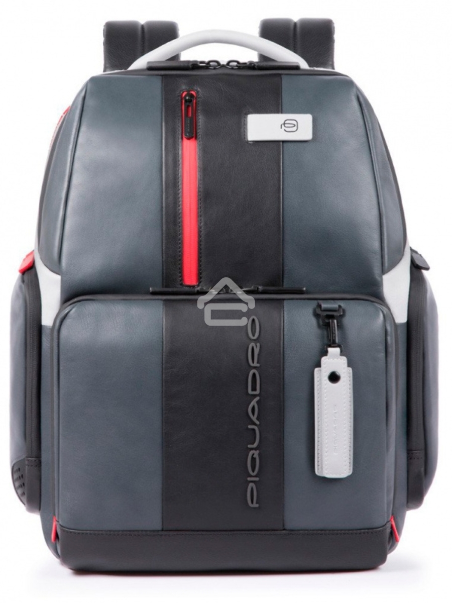 Рюкзак Piquadro Urban CA4532UB00/GRN серый/черный натур.кожа