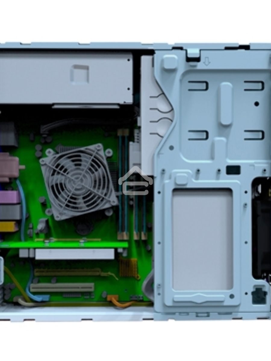 Компьютерный корпус Desktop InWin EL501BK PM-300ATX U3.0*2AXXX Slim Case 6116779
