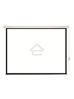 Экран с электроприводом Lumien Eco Control 187x280 см (раб. область 153х272 см) Matte White черная кайма по периметру 16:9