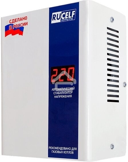 Стабилизатор напряжения Rucelf КОТЕЛ-600 0.6кВА однофазный белый