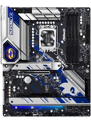 Материнская плата ASRock Z790 PG SONIC, LGA 1700, Intel Z790, 4xDDR5, 8xSATA, 5xM.2, 1xPCIe 5.0 x16, 1xPCIe 4.0 x16, 1xPCIe x1, 1xHDMI, 1xDP, 1x 2.5Gb LAN, 4xUSB-A 3.2 Gen 1, 2xUSB-A 3.2 Gen 2, 2xUSB-A 2.0, 1xUSB-C 3.2 Gen 1, 3x3.5 мм, 7.1, ATX