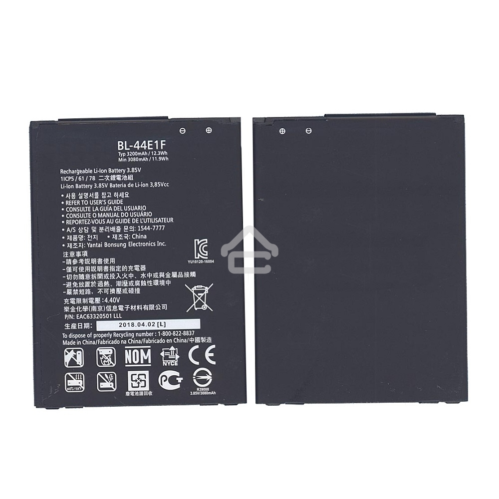 Аккумуляторная батарея BL-44E1F для LG F800,VS995 3200mAh / 12.32Wh 3,85V