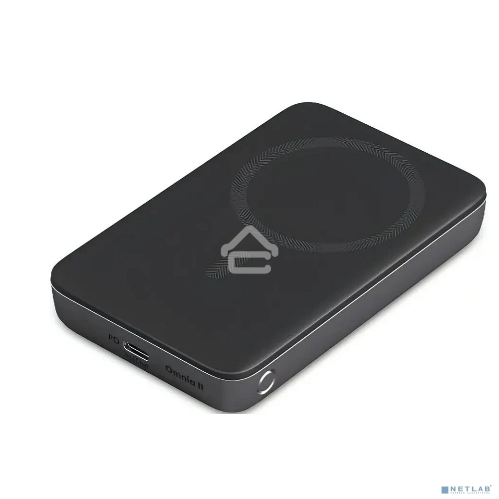 Портативный аккумулятор Aukey Magnetic2 10000 Qi2 черный