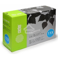 Картридж лазерный Cactus CS-Q6511X черный (12000 стр.) для HP LaserJet 2410/2420/2420DN/2430
