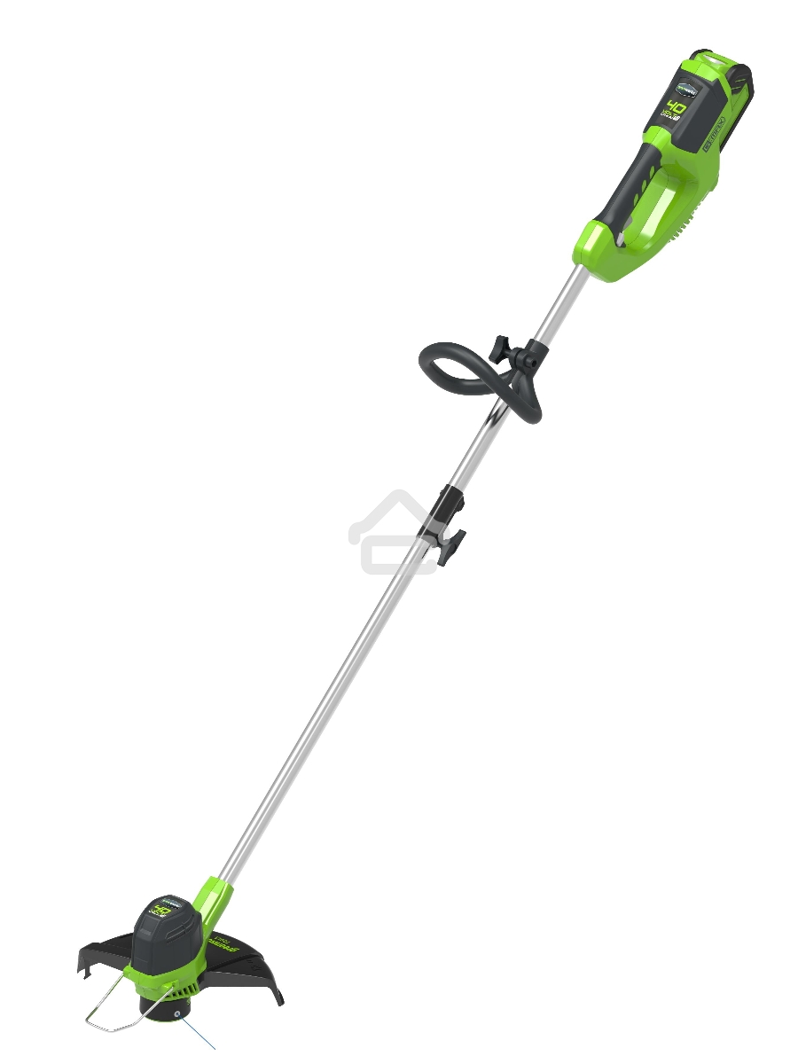 Триммер аккумуляторный GREENWORKS 2101507UA40В струнный (в компл.1 аккум 40В 2 А/ч +ЗУ)