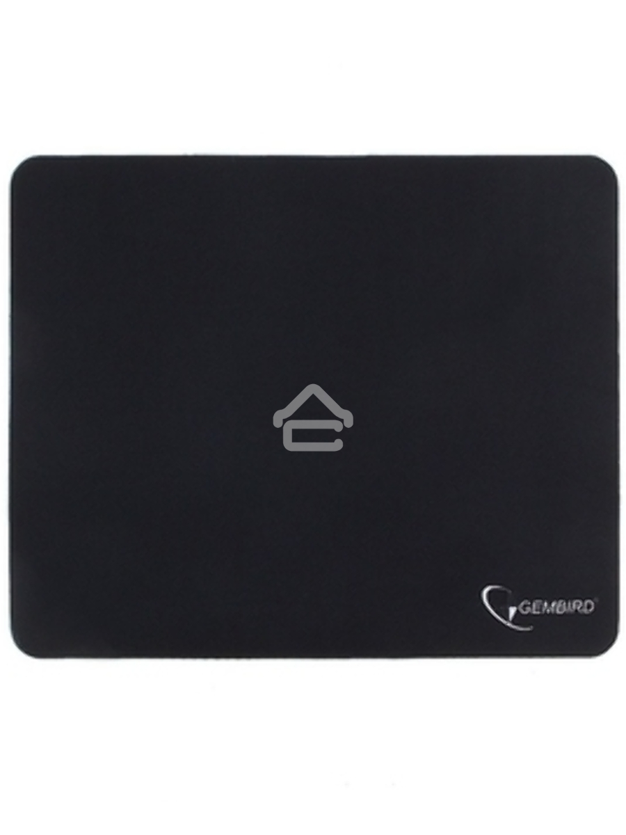 Коврик для мыши Gembird MP-BLACK, чёрный, размеры 250*200*2мм, полиэстер+резина