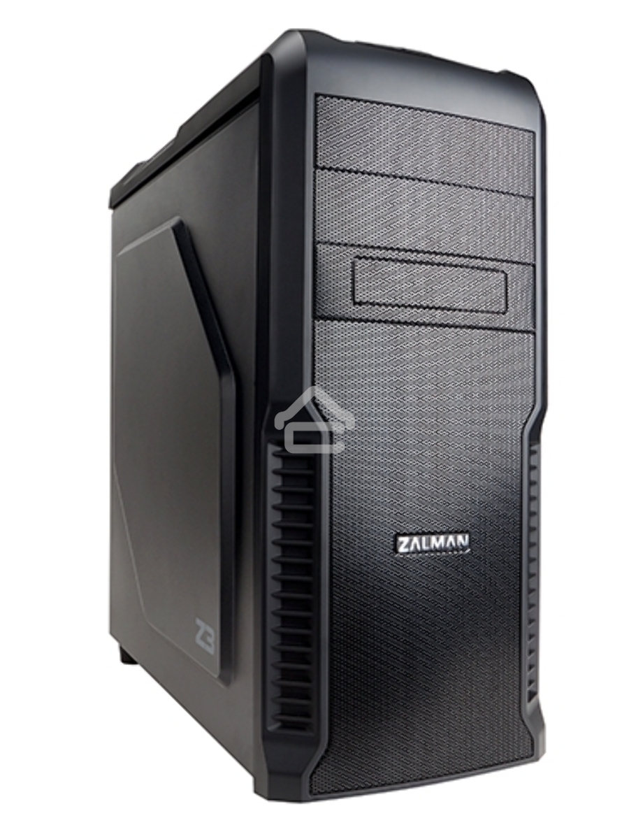Компьютерный корпус Zalman Z3 черный без БП ATX 1x120mm 2xUSB2.0 1xUSB3.0 audio bott PSU