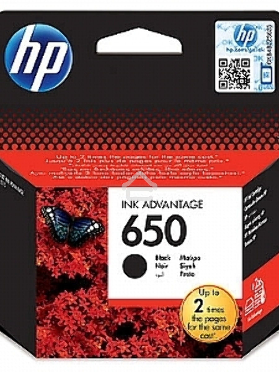 Картридж струйный HP 650 CZ101AE черный для HP DJ IA 2515