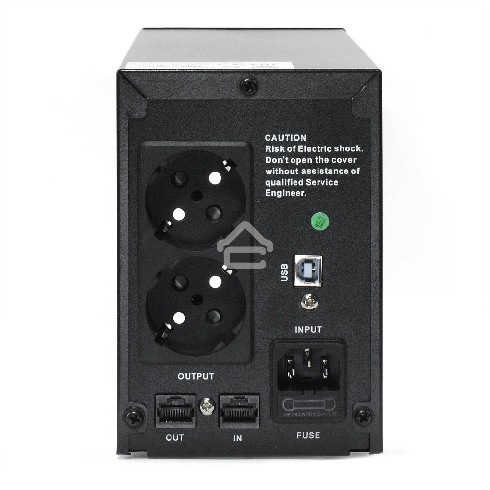 Источник бесперебойного питания CROWN Line Intractive CMU-SP650EURO LCD USB 650VA\390W, корпус металл, 1x12V/7AH, розетки 2*EURO+3*IEC, трансформатор AVR 140-290V, LCD-дисплей, съемный кабель 1.2 м, порт RJ11/45, порт USB, защита: от перегрузки, от КЗ, от