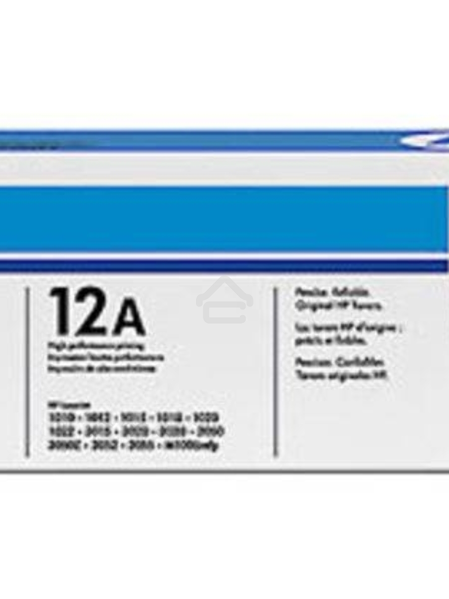 Картридж лазерный HP Q2612A черный для LaserJet 1010/1018/1020/1012/1015/3015/3020/3030 (2000стр.)