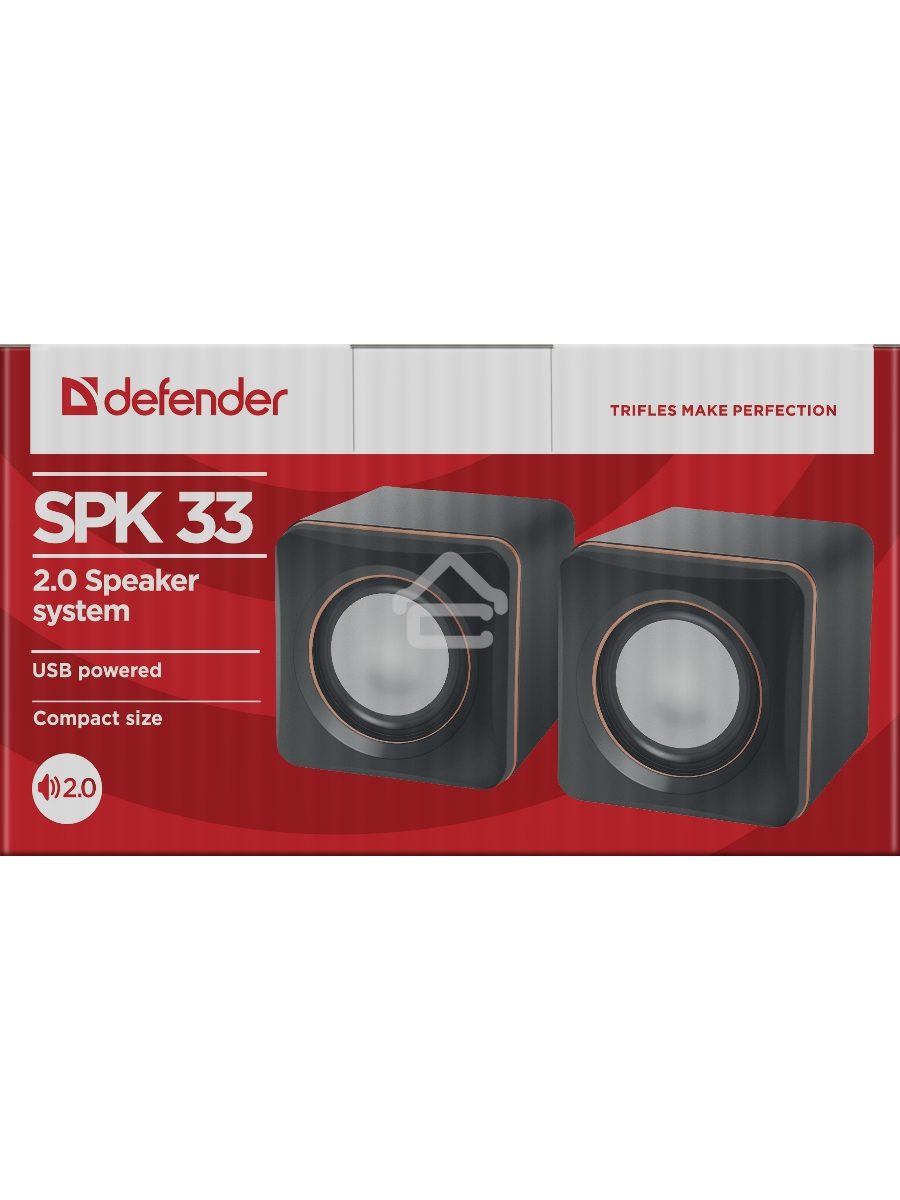 Колонки Defender SPK 33 (2.0 ,5 Вт, питание от USB)