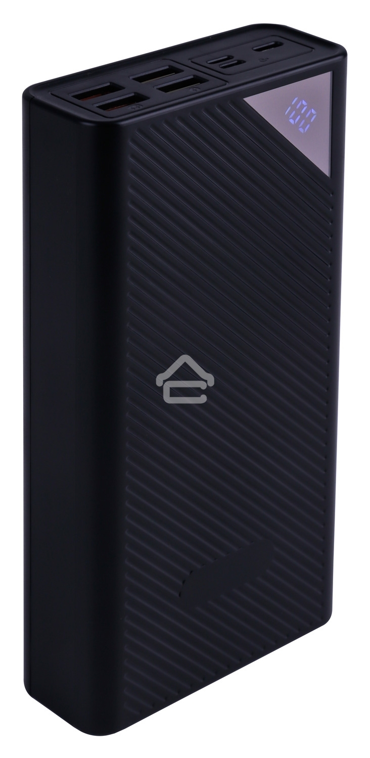 Портативный аккумулятор Digma DGP-30000-4U Li-Pol 30000mAh 3A черный 2xUSB