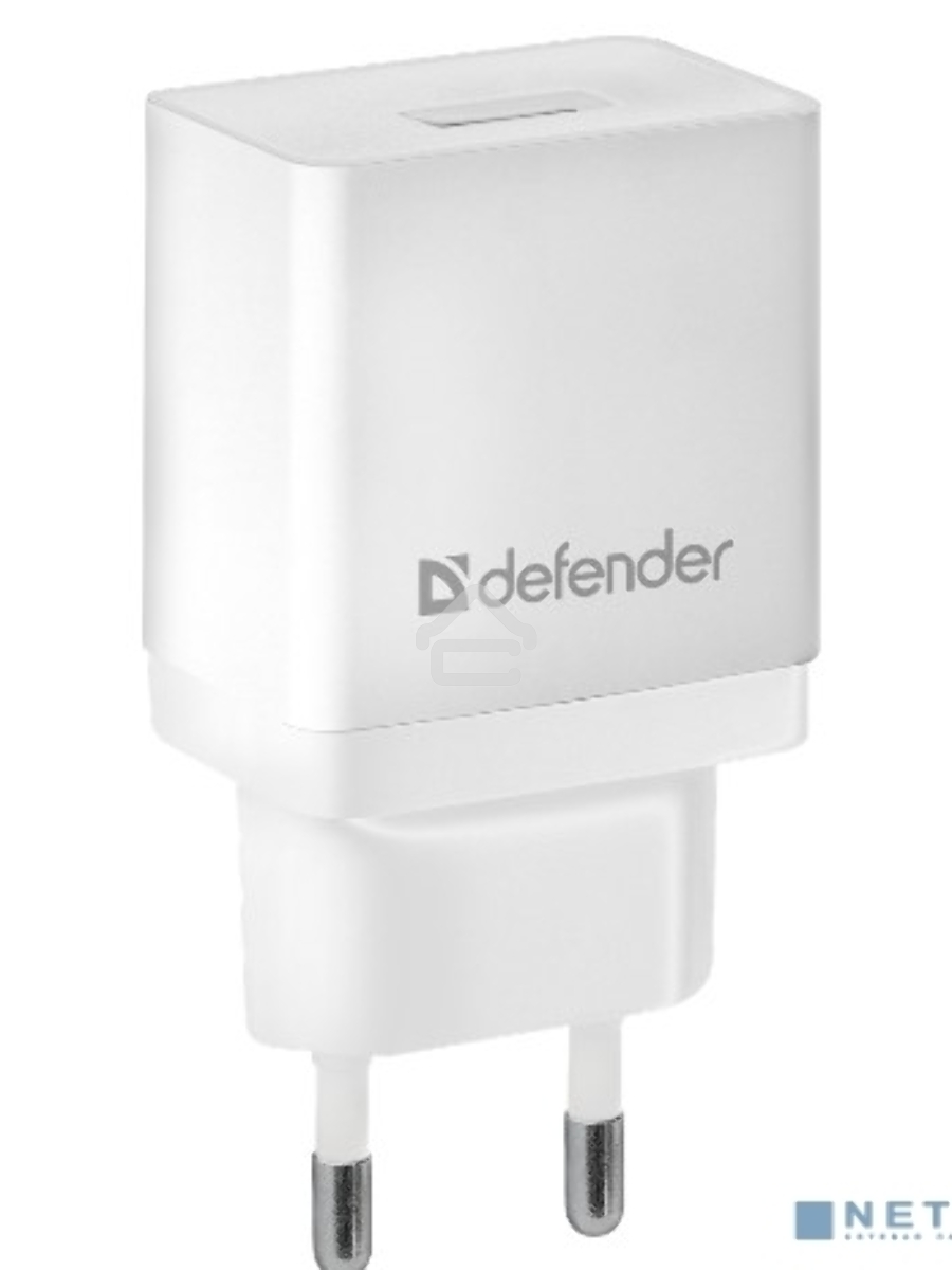 Сетевой адаптер Defender 1xUSB, 5V/2.1А, белый , пакет (EPA-10) (83549)