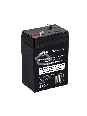Батарея ExeGate EP234535RUS DT 6045/EXG645 (6V 4.5Ah) клеммы F1