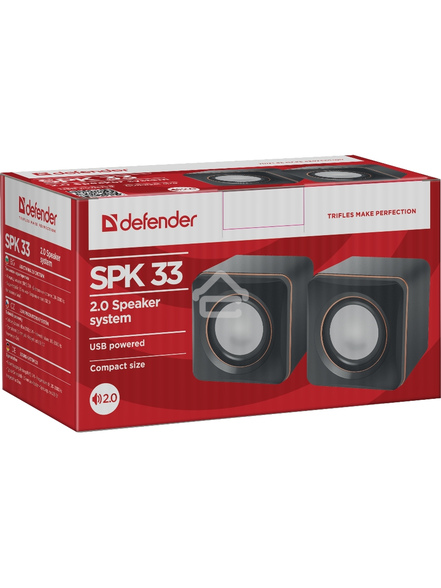 Колонки Defender SPK 33 (2.0 ,5 Вт, питание от USB)