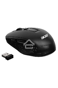 Мышь беспроводная Acer OMR060 черный, 1600 dpi, радиоканал, USB, кнопки - 6