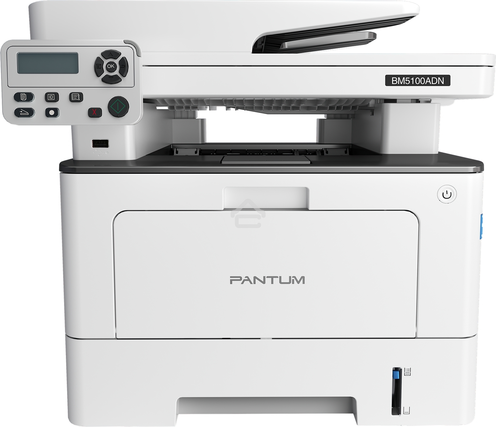 МФУ лазерный Pantum BM5100ADN, A4, ч/б, печ. до 40 стр/мин., скан. до 24 стр/мин., 1200 x 1200 dpi, USB, RJ-45