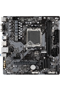 Материнская плата Gigabyte A620M S2H, Micro-ATX, AM5, AMD A620, 2xDDR5, 4xSATA, 1xM.2, 1xPCI-E 4.0 x16, 1xDP, 1xHDMI, 1xVGA, 1x1Gb LAN, 2xUSB 3.2 Gen 1, 4xUSB 2.0, 3x3.5mm, 7.1, mATX