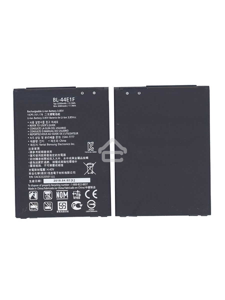 Аккумуляторная батарея BL-44E1F для LG F800,VS995 3200mAh / 12.32Wh 3,85V