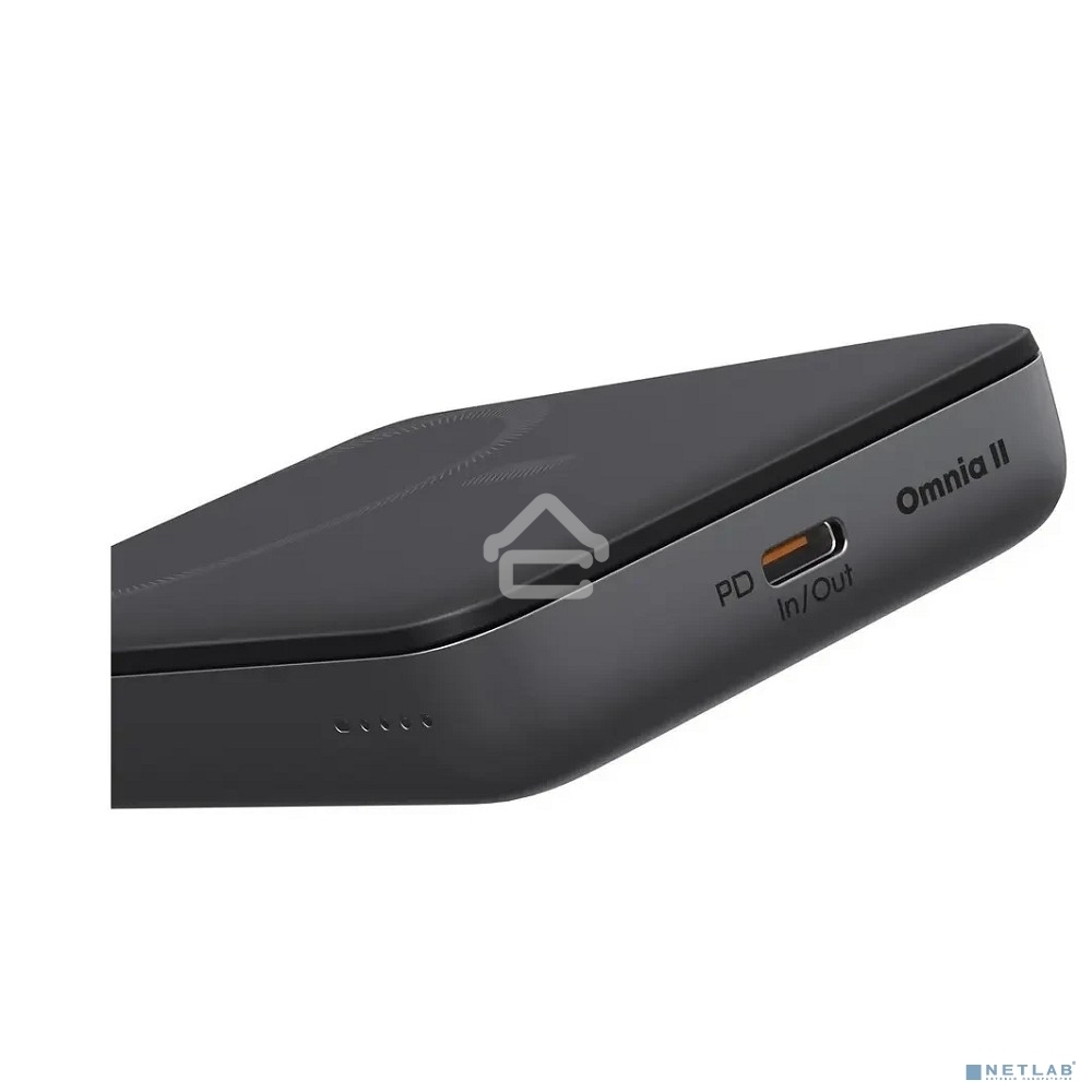 Портативный аккумулятор Aukey Magnetic2 10000 Qi2 черный
