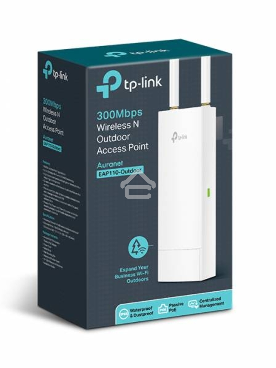 Беспроводная наружная точка доступа серии N TP-LINK SMB EAP110-Outdoor скорость до 300 Мбит/с