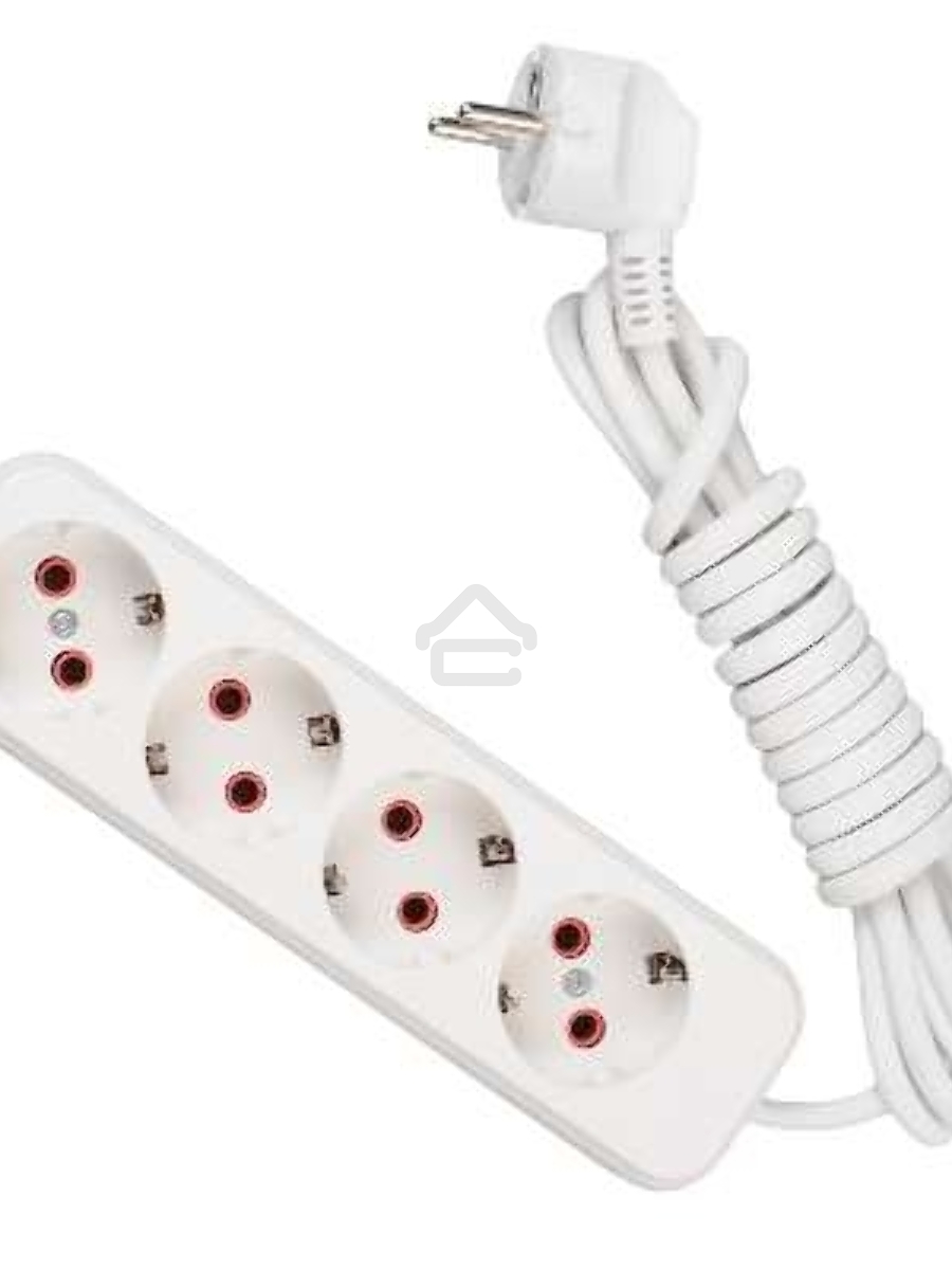Удлинитель 4х3м с заземл. 16А IP20 Lezard 720-0403-401