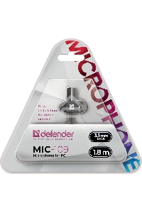 Микрофон MIC-109 черный 64109 Defender