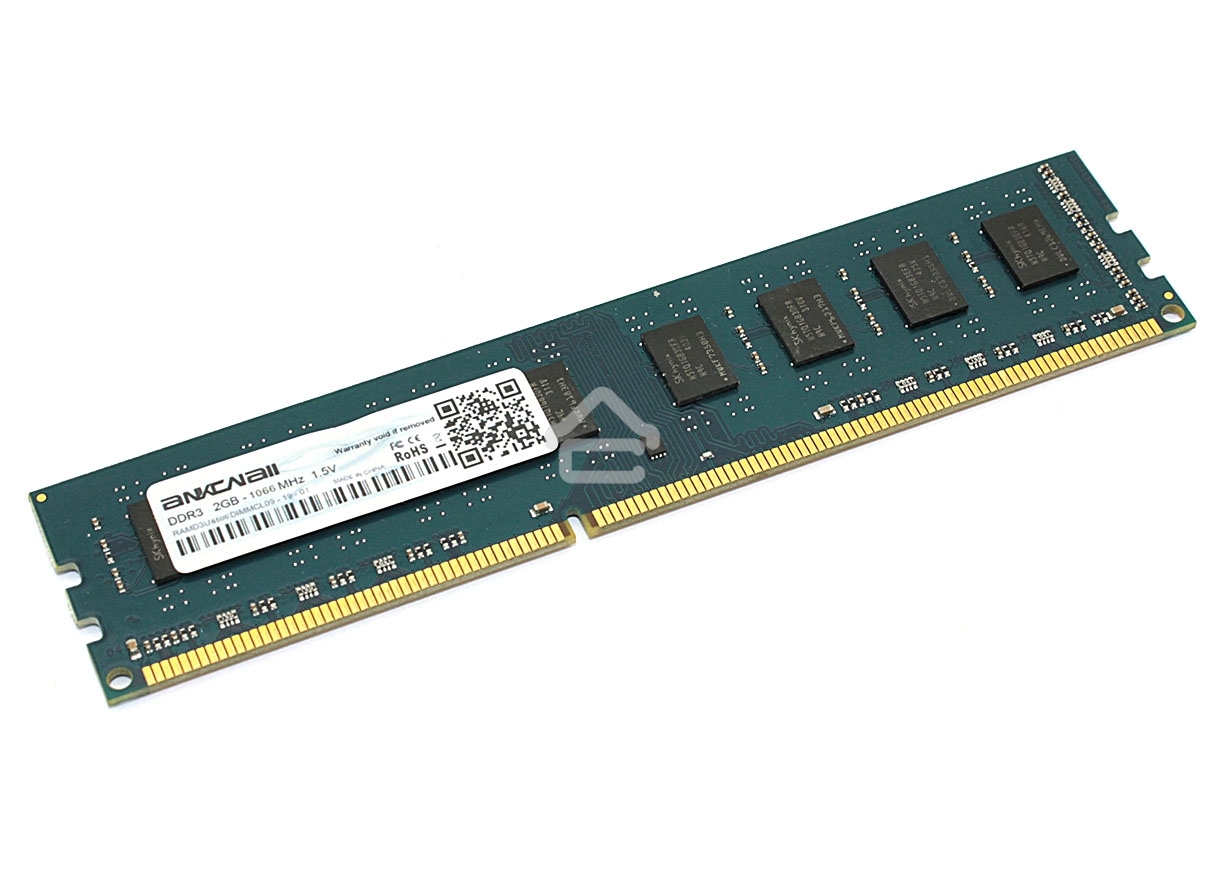 Оперативная память Ankowall, DDR3, 2GB (1x2GB), 1066 MHz, CL7