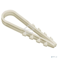 Дюбель-хомут Fortisflex ДХ 19-25 нейлон белый (уп. 100 шт)