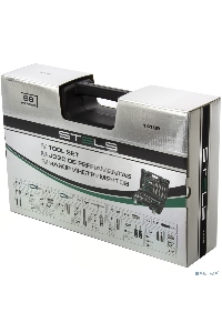 Набор инструментов STELS 14108  1/2'' 1/4'' CrV пластиковый кейс  69 предм.