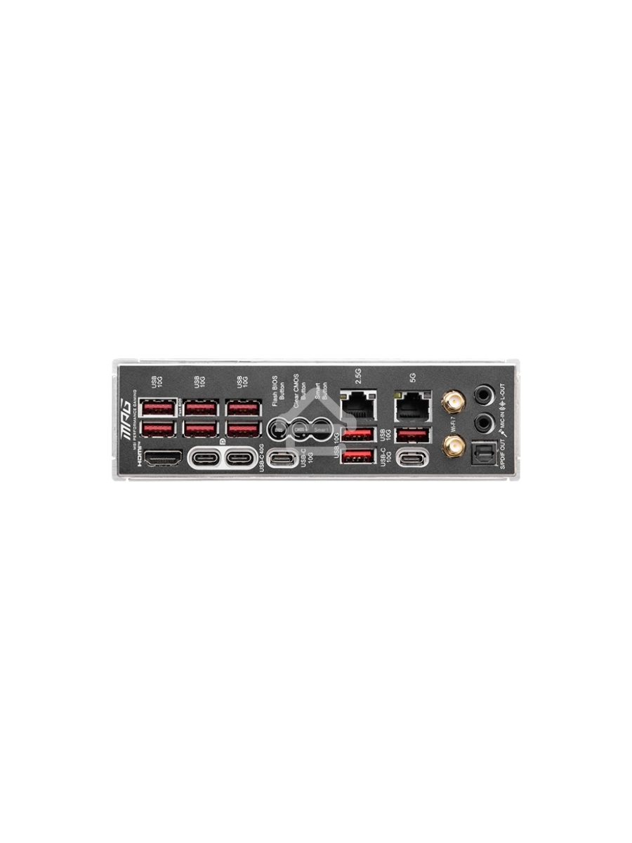 Материнская плата MSI MPG X870E CARBON WIFI, AM5, AMD X870E, 4xDDR5, 4xSATA, 4xM.2, 1xPCIe 5.0 x16, 1xPCIe 5.0 x4, 1xPCIe 4.0 x4, 1xHDMI, 2xUSB-C, 2x1Gb LAN, 9xUSB 3.2 Gen 2, 2xUSB4, 2x3.5 мм, 7.1, ATX