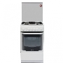 Плита газовая De Luxe 5040.33Г (КР) ЧР белый, конфорок 4 газовых, духовка 43 л, 50 см x 85 см x 50 см