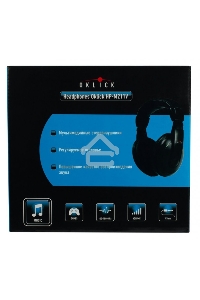 Наушники мониторные Oklick HP-M211V 1.8м черный проводные (оголовье)