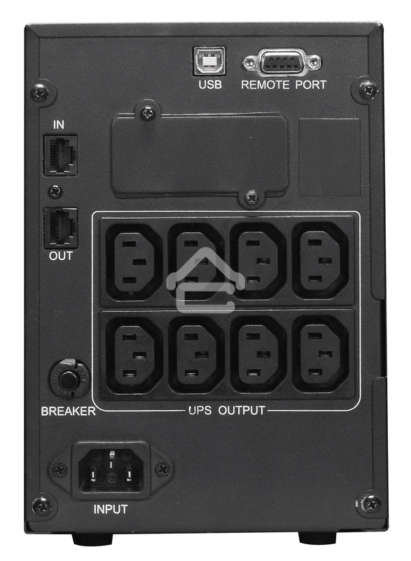 Источник бесперебойного питания Powercom Smart King Pro+ SPT-1000-II LCD 800Вт 1000ВА черный