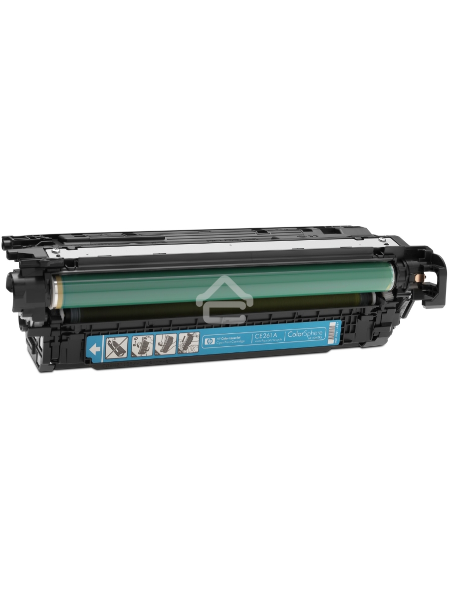 Картридж лазерный HP CE261A голубой для CLJ CP4025/CP4525 11000стр.