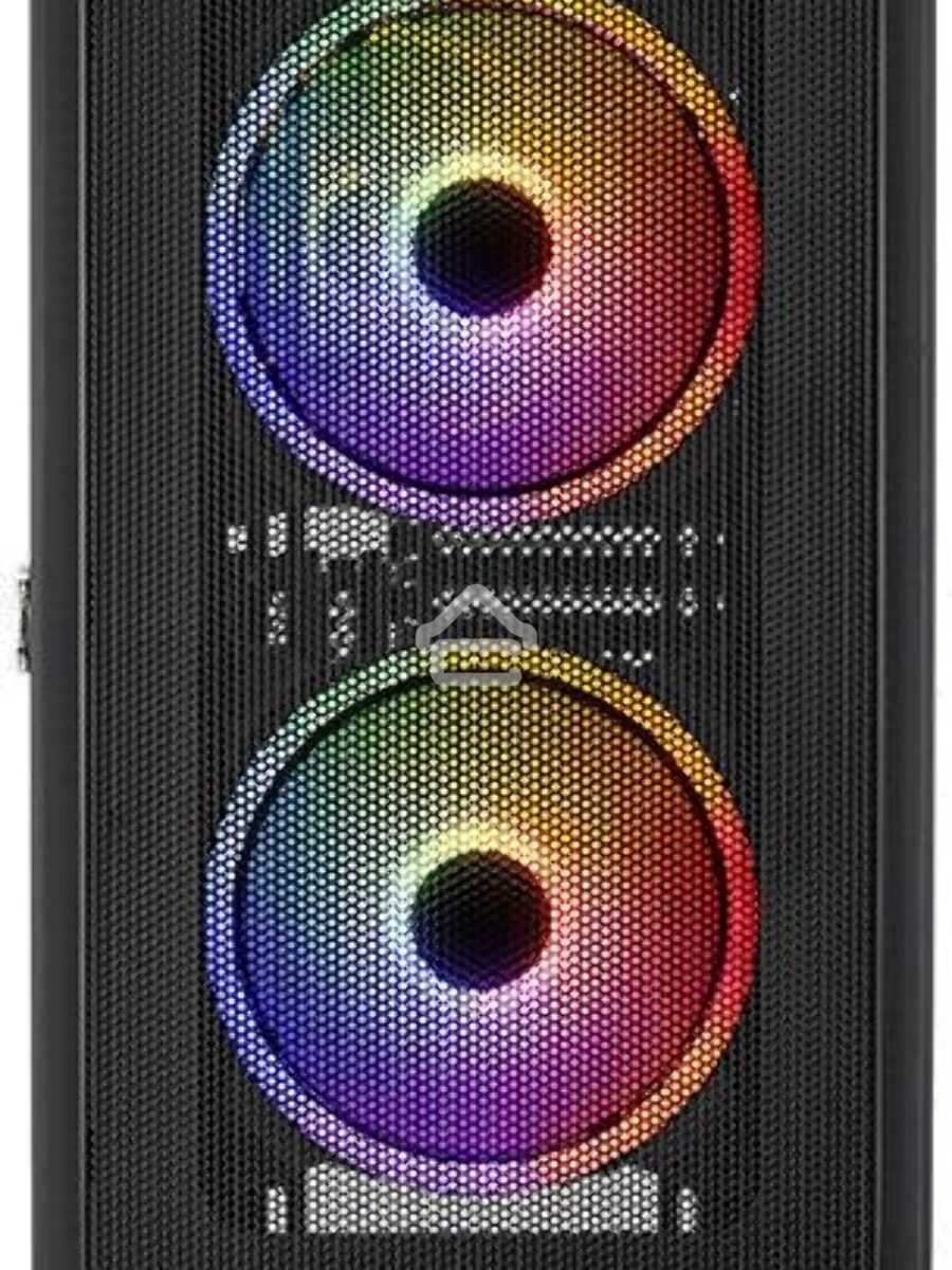 Компьютерный корпус Aerocool / Formula Graphite-G-BK-v2 черный без БП ATX 3x140mm 2xUSB3.0 audio