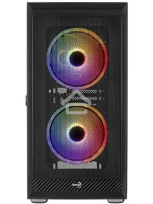 Компьютерный корпус Aerocool / Formula Graphite-G-BK-v2 черный без БП ATX 3x140mm 2xUSB3.0 audio