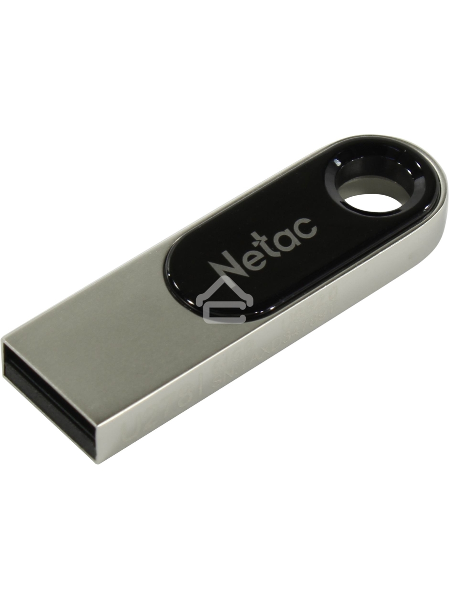 Флеш диск Netac U278 64Gb <NT03U278N-064G-20PN>, USB2.0, металлическая матовая