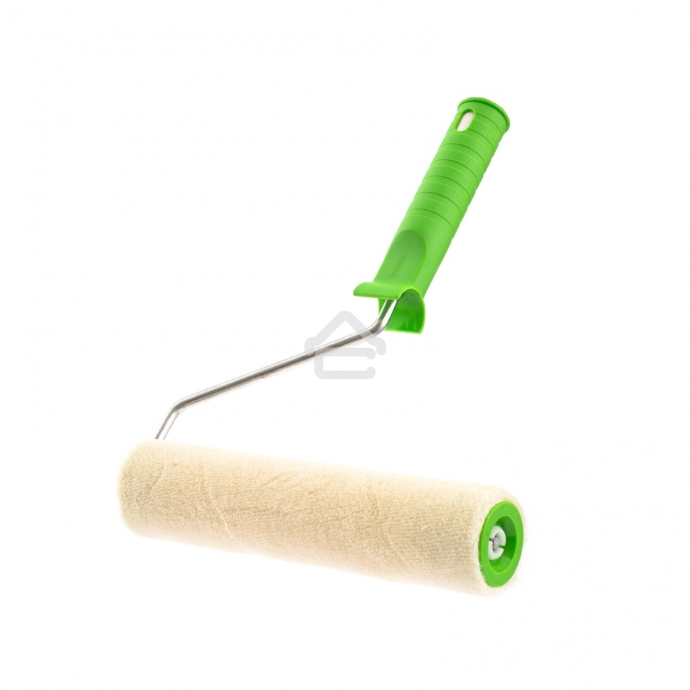 Валик велюр с ручкой Сибртех, 200 мм, ворс 5 мм, D 36 мм, D ручки - 6 мм